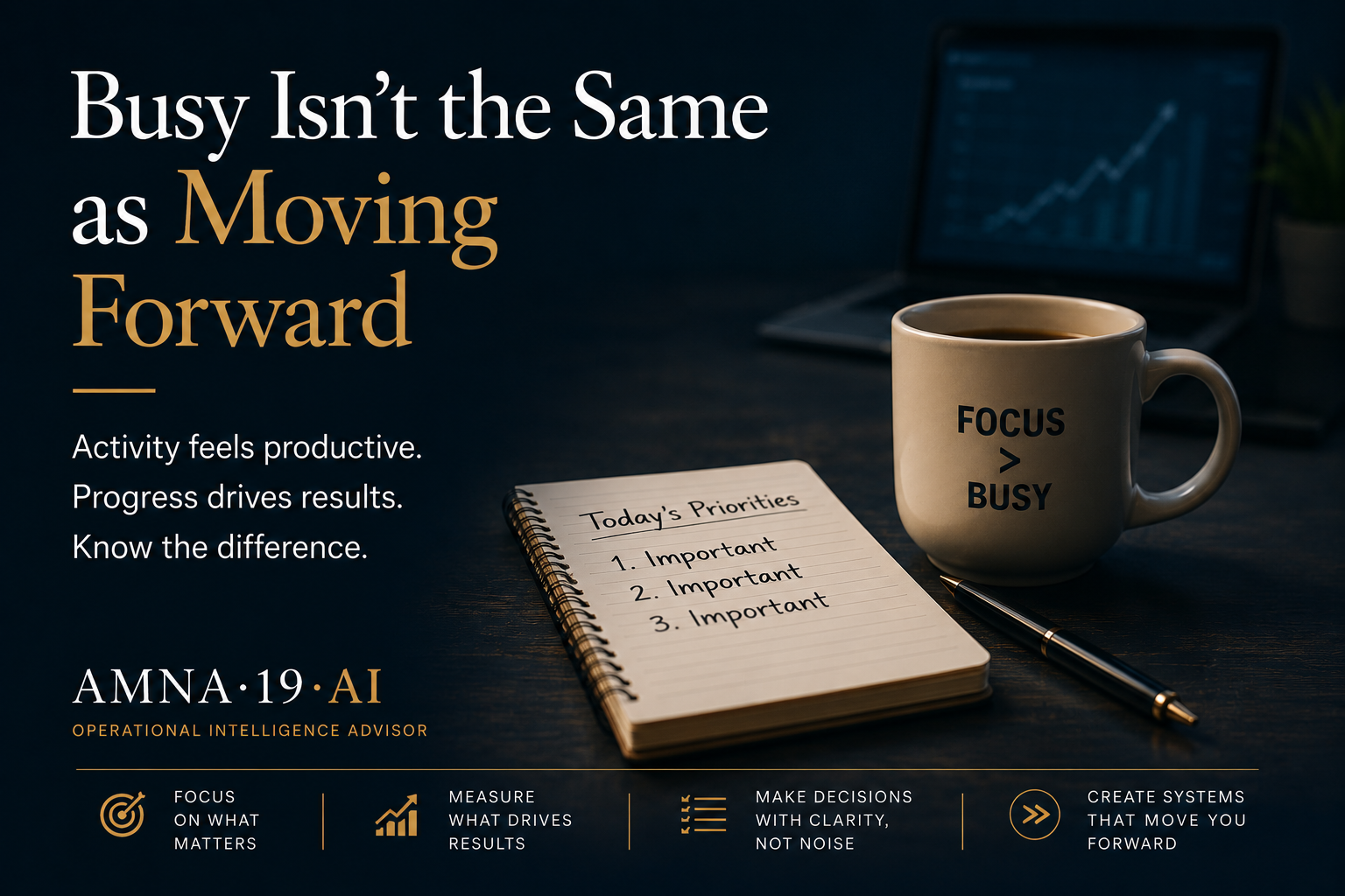 Featured image for Busy Isn't the Same as Moving Forward
